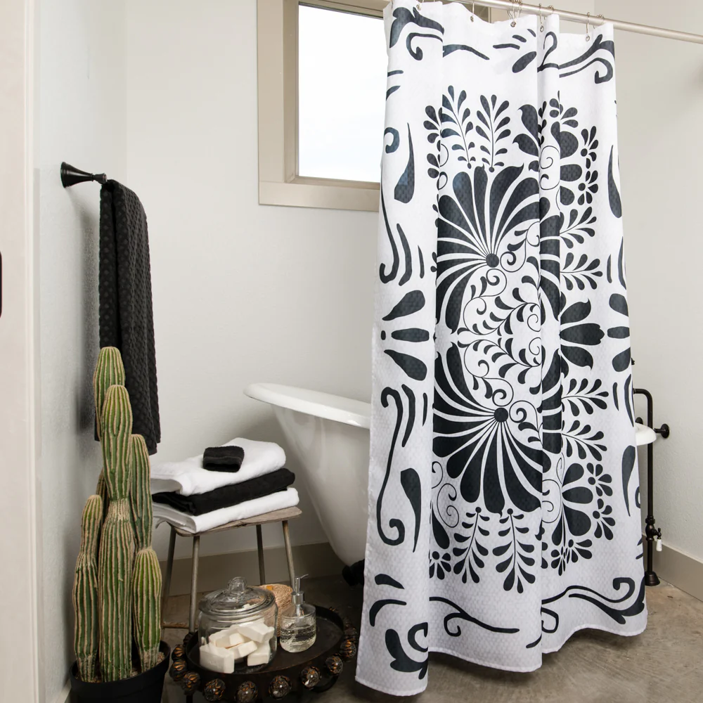 Shower Curtain - Bonita White - Image 4