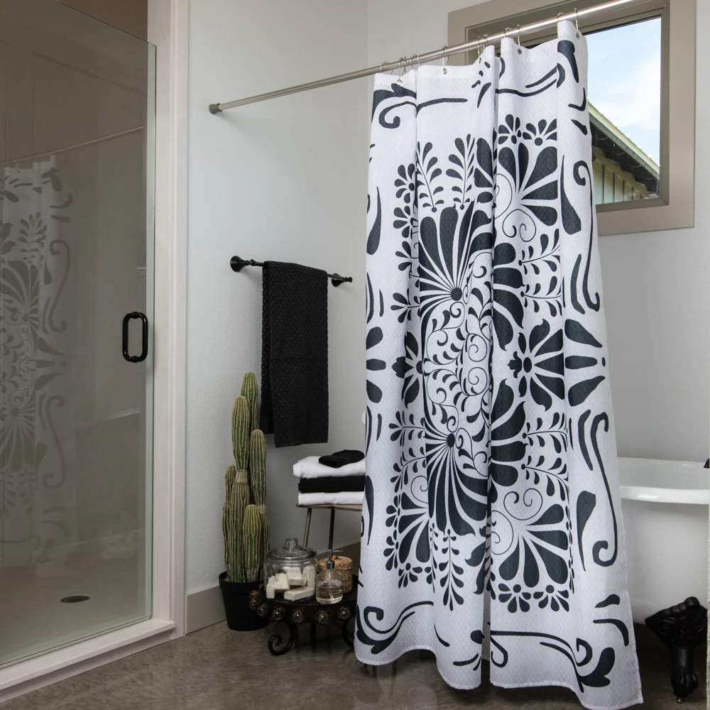 Shower Curtain - Bonita White - Image 6