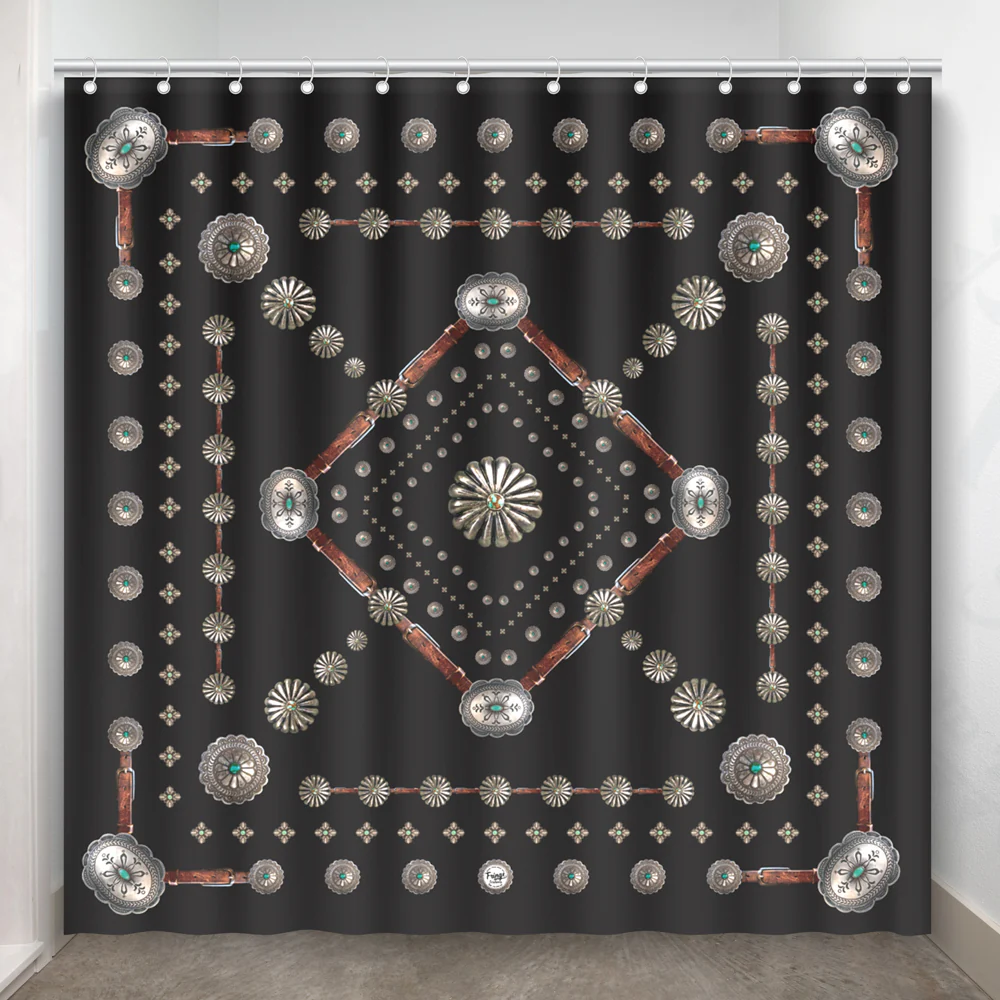 Shower Curtain - Flagstaff Black - Image 3