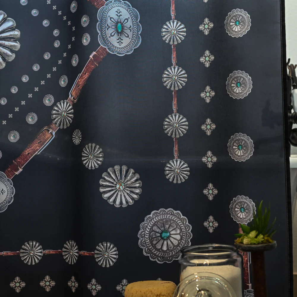 Shower Curtain - Flagstaff Black - Image 4