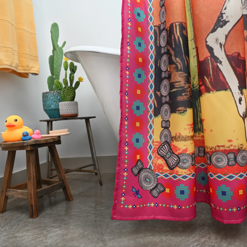 Shower Curtain - Ranger Pink - Image 3