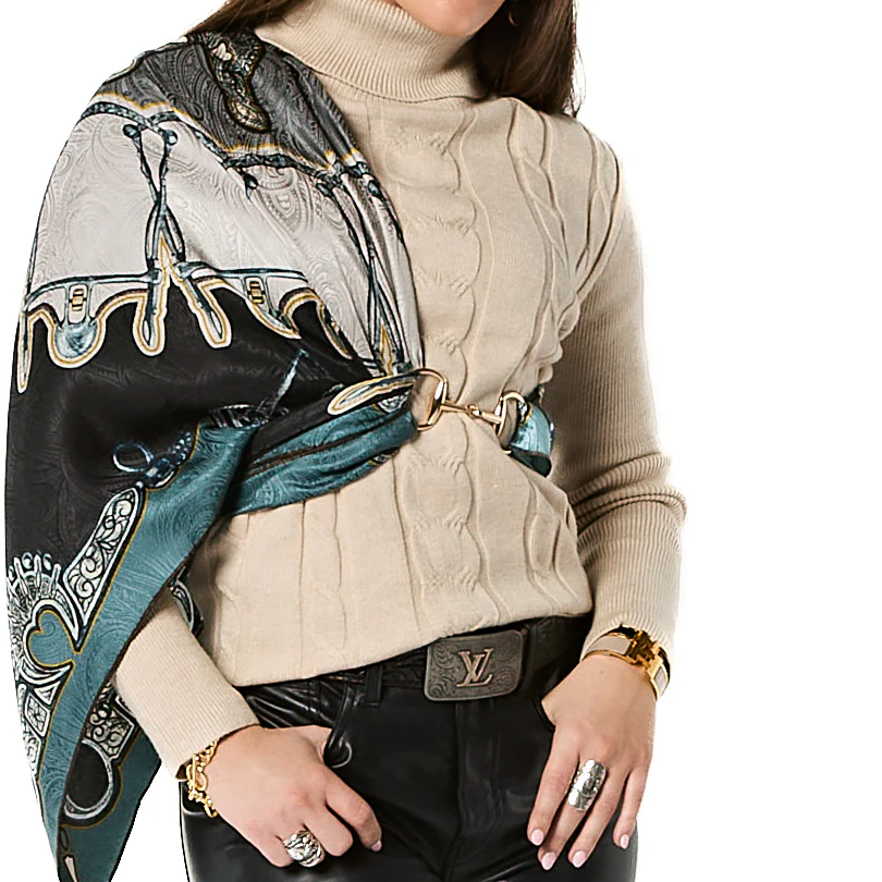 Snaffle Bit Scarf Buckle - Image 11