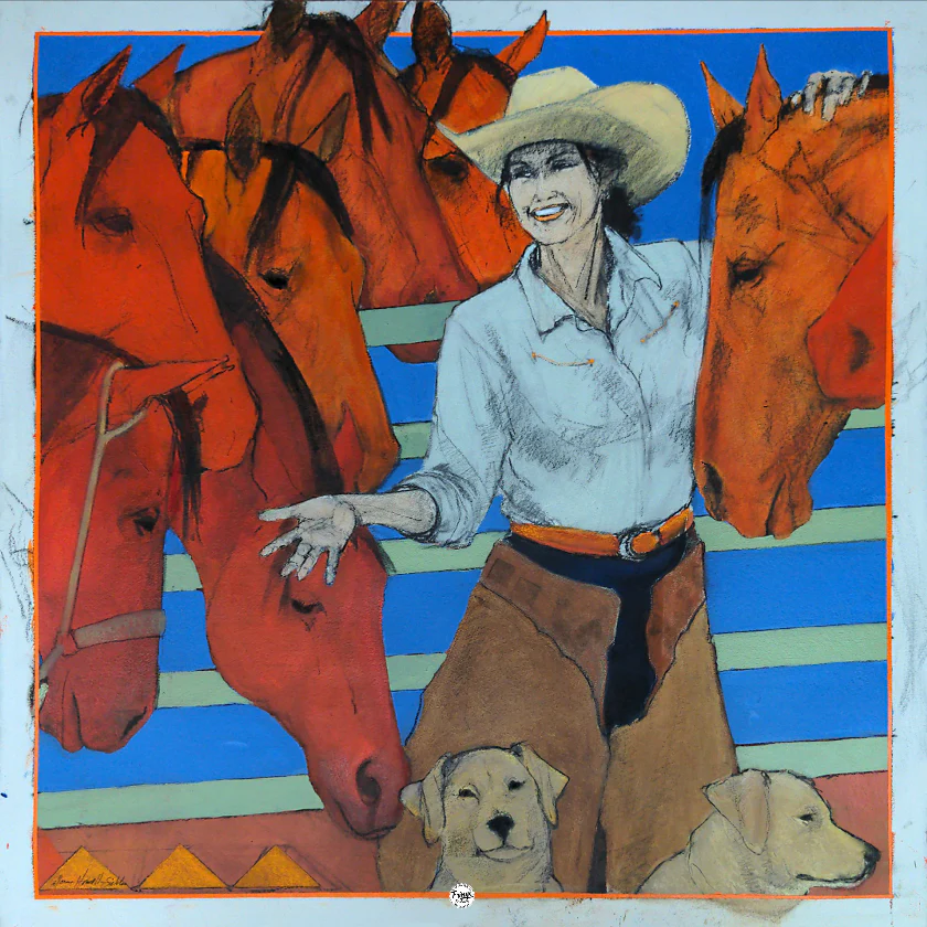 Woman With Horses - Image 4